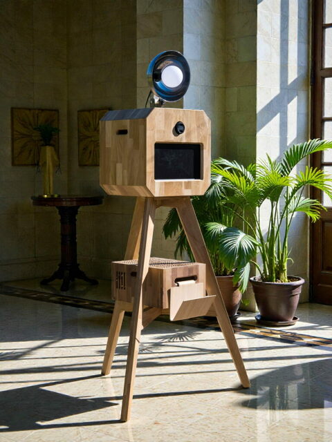 photobooth en bois