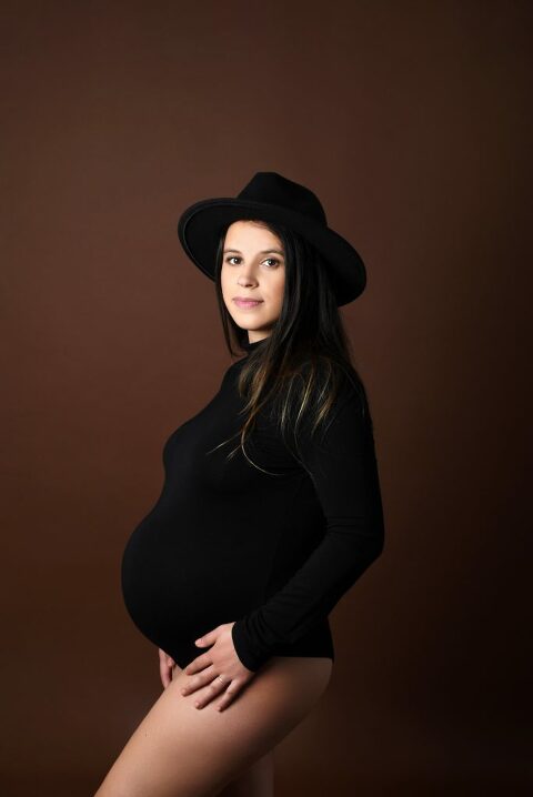 Séance photo grossesse studio